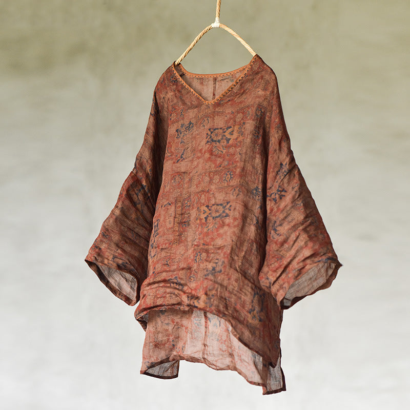 Vintage Mistik Flora Rami Bluz