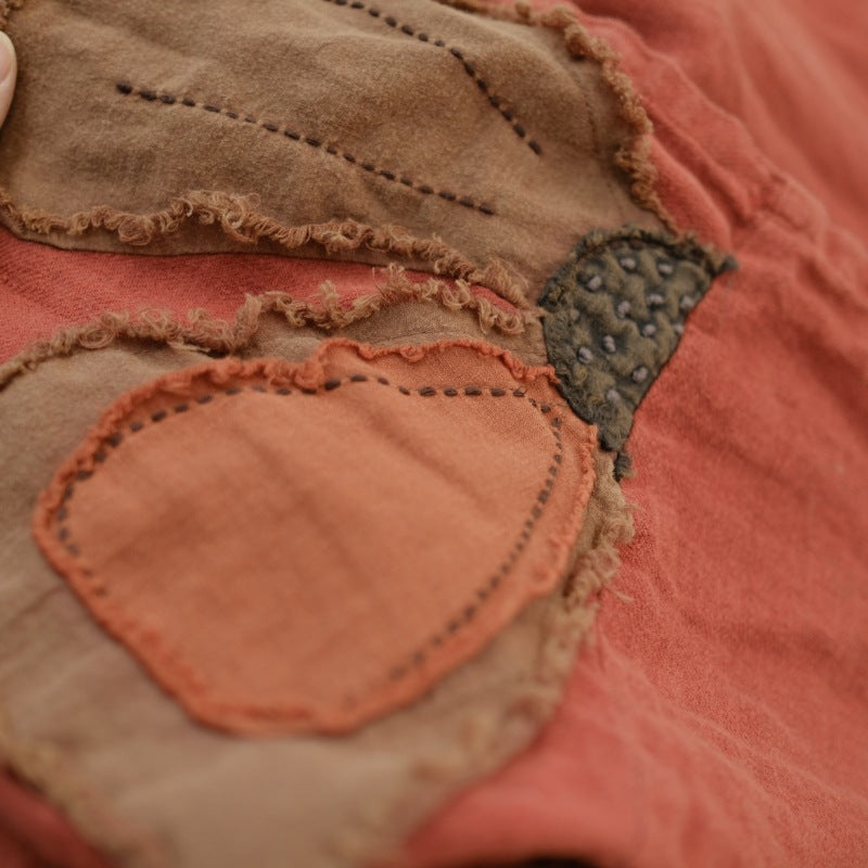 Vintage Patchwork Blossom Uzun Ceket