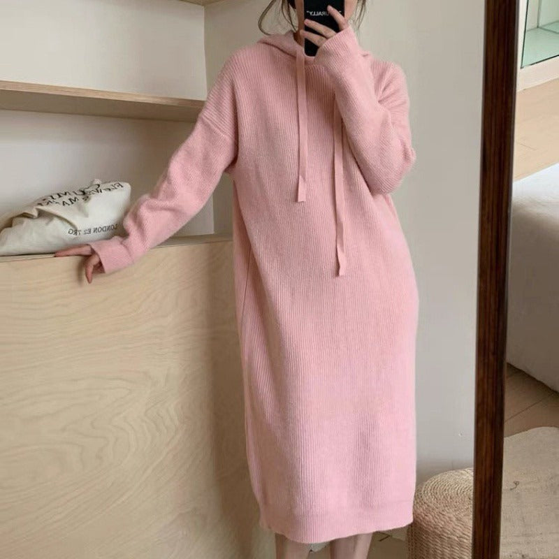 Cozy Triko Midi Elbise