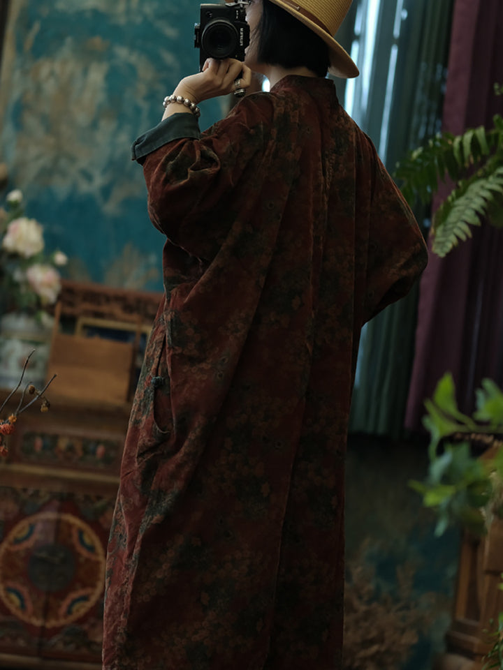 Ember Peacock Fitilli Kadife Tunik Elbise 4