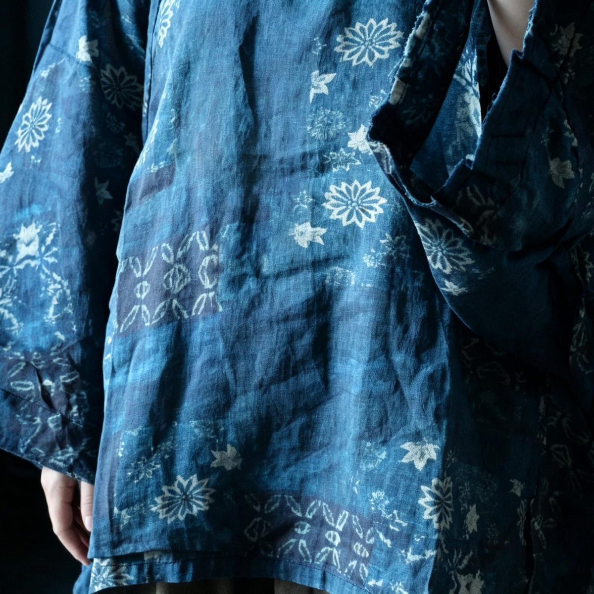 Indigo Reverie Çiçekli Rami Bluz 8