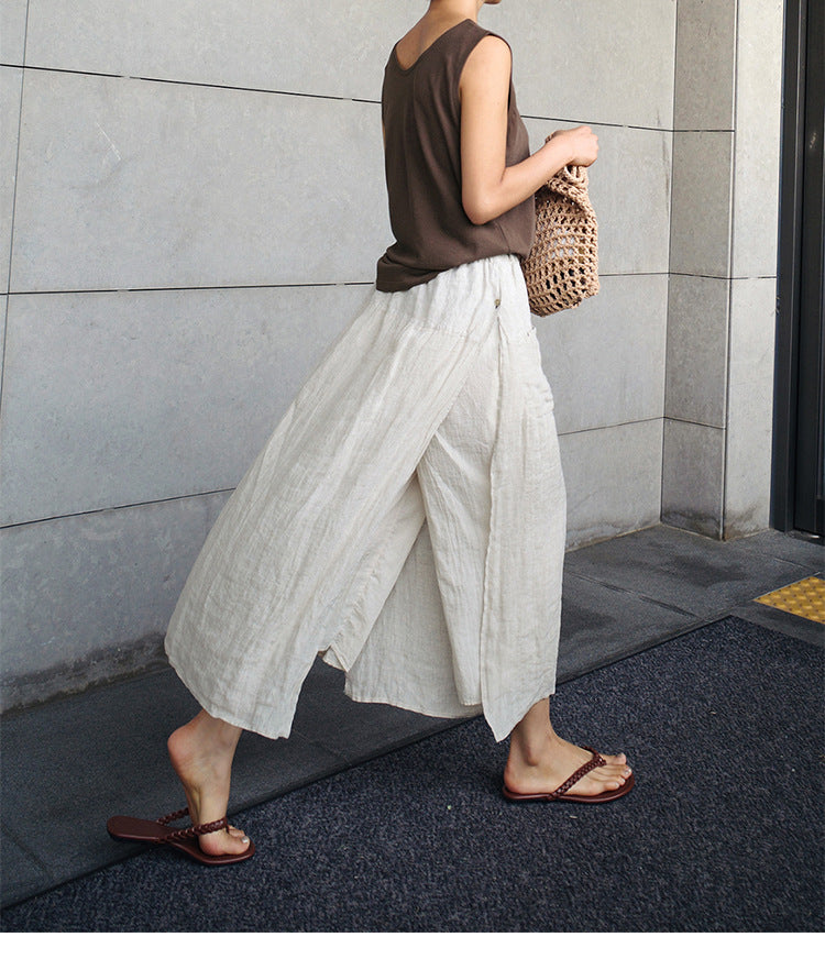 Kyoto Keten Pantolon Etek