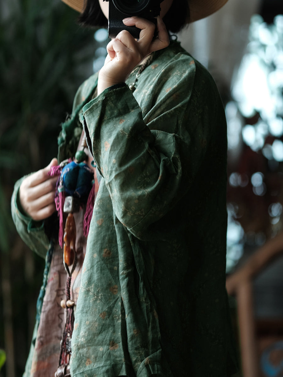 Meadow Muse Çiçekli Rami Bluz 2