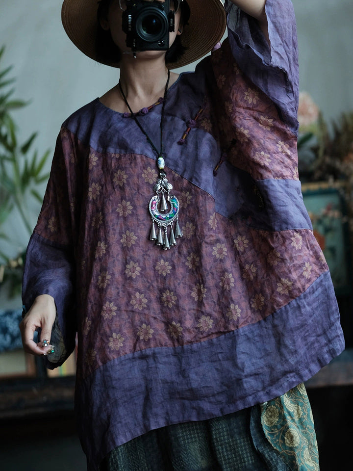 Purple Mosaic Rami Bluz