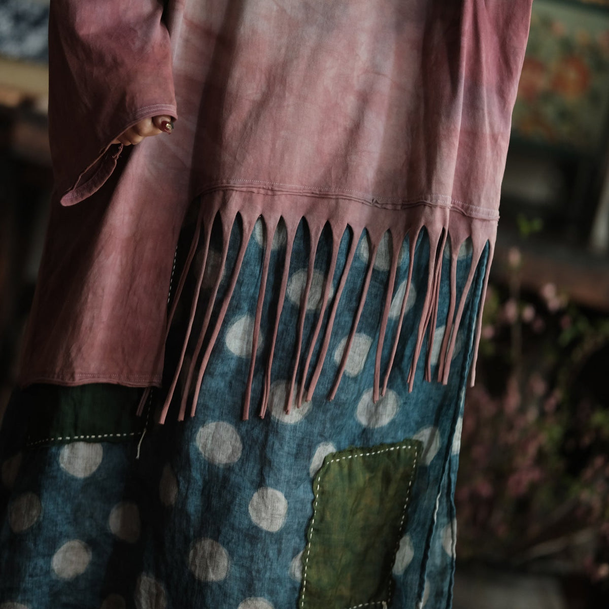 Rosewood Batik Pamuk Bluz