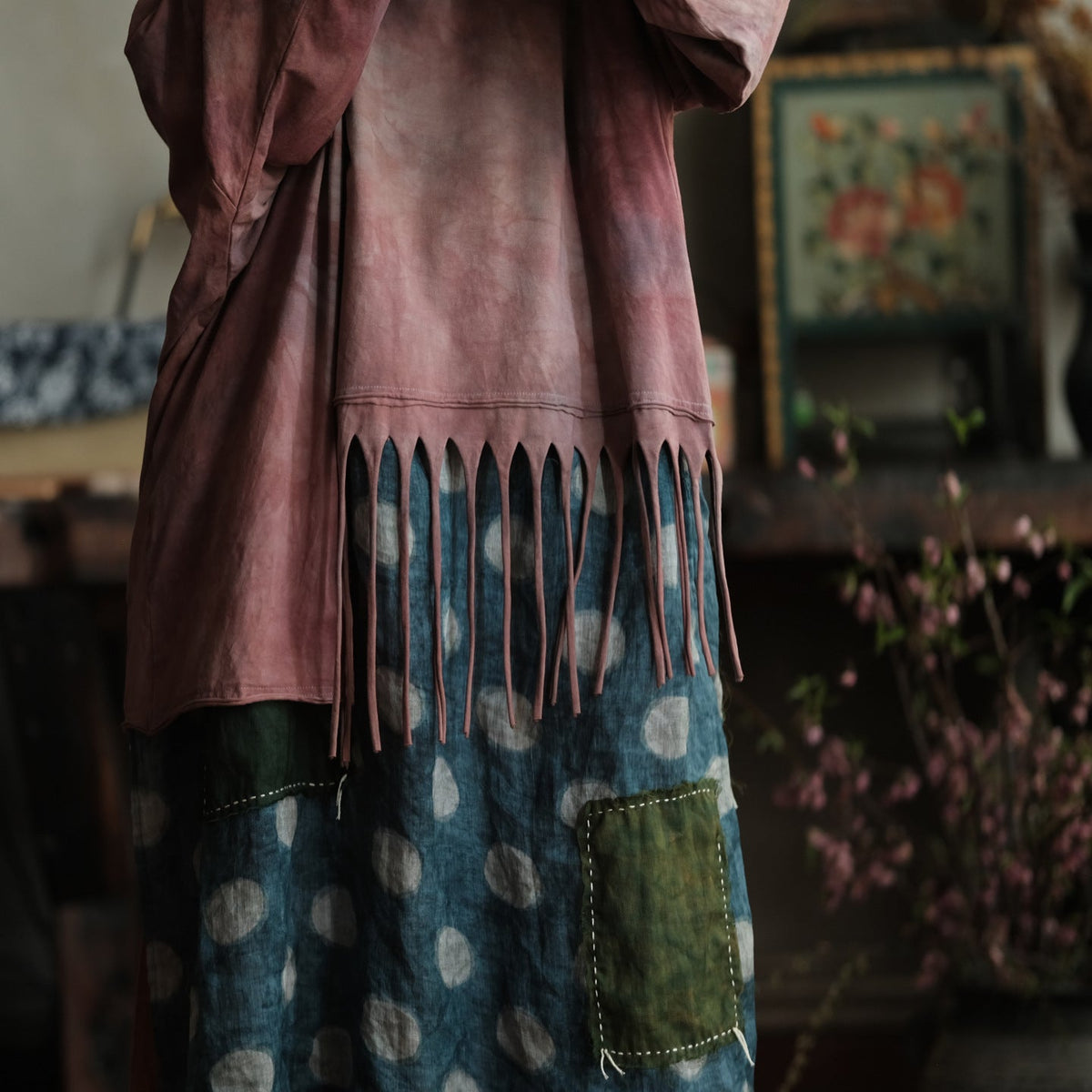 Rosewood Batik Pamuk Bluz