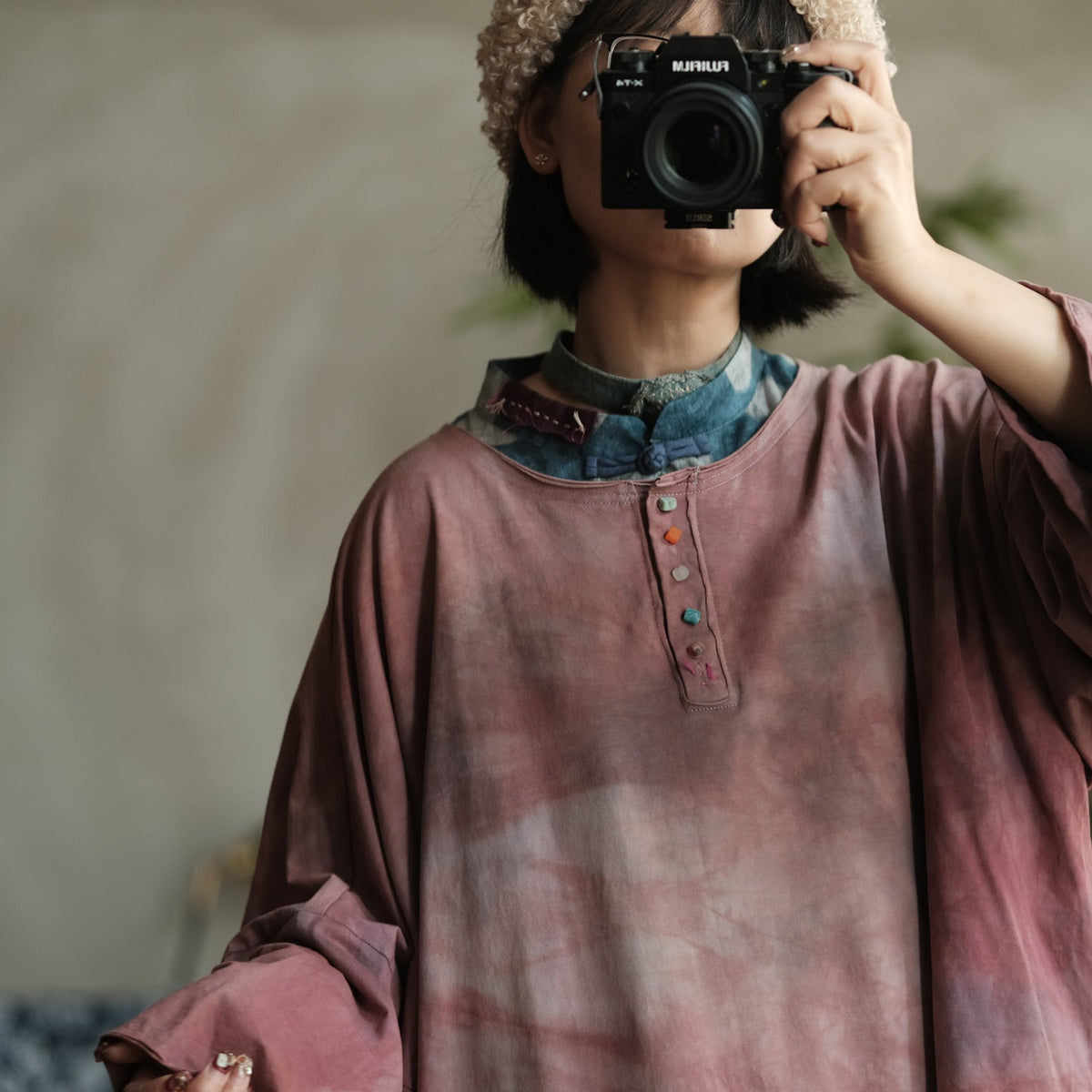 Rosewood Batik Pamuk Bluz