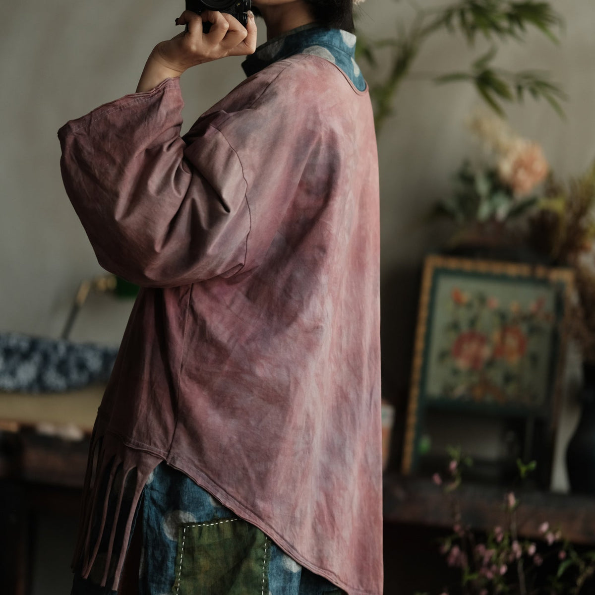 Rosewood Batik Pamuk Bluz
