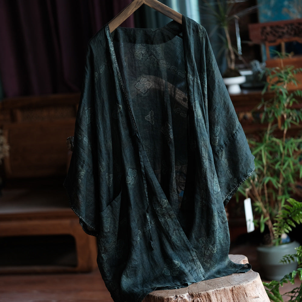 Shadow Bloom Rami Kimono