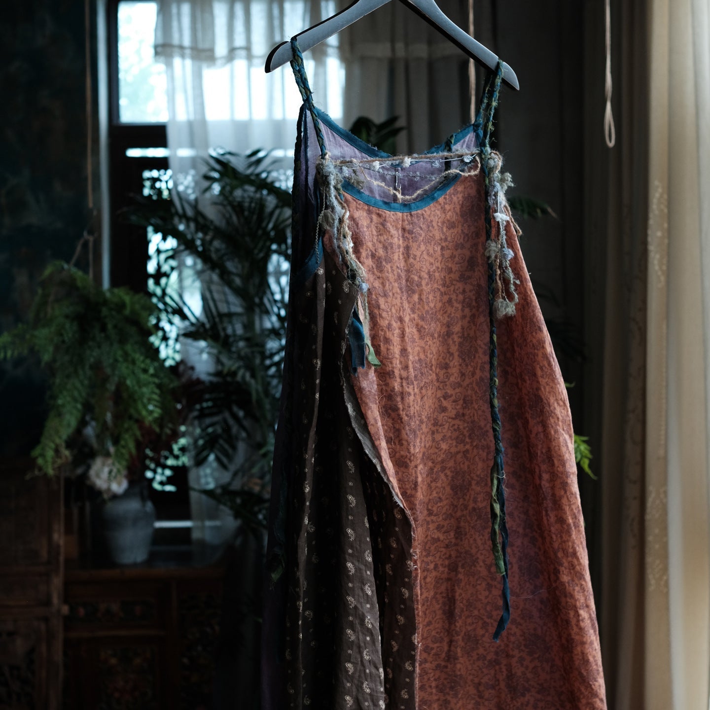 Sienna Patchwork Ramie Dress 5