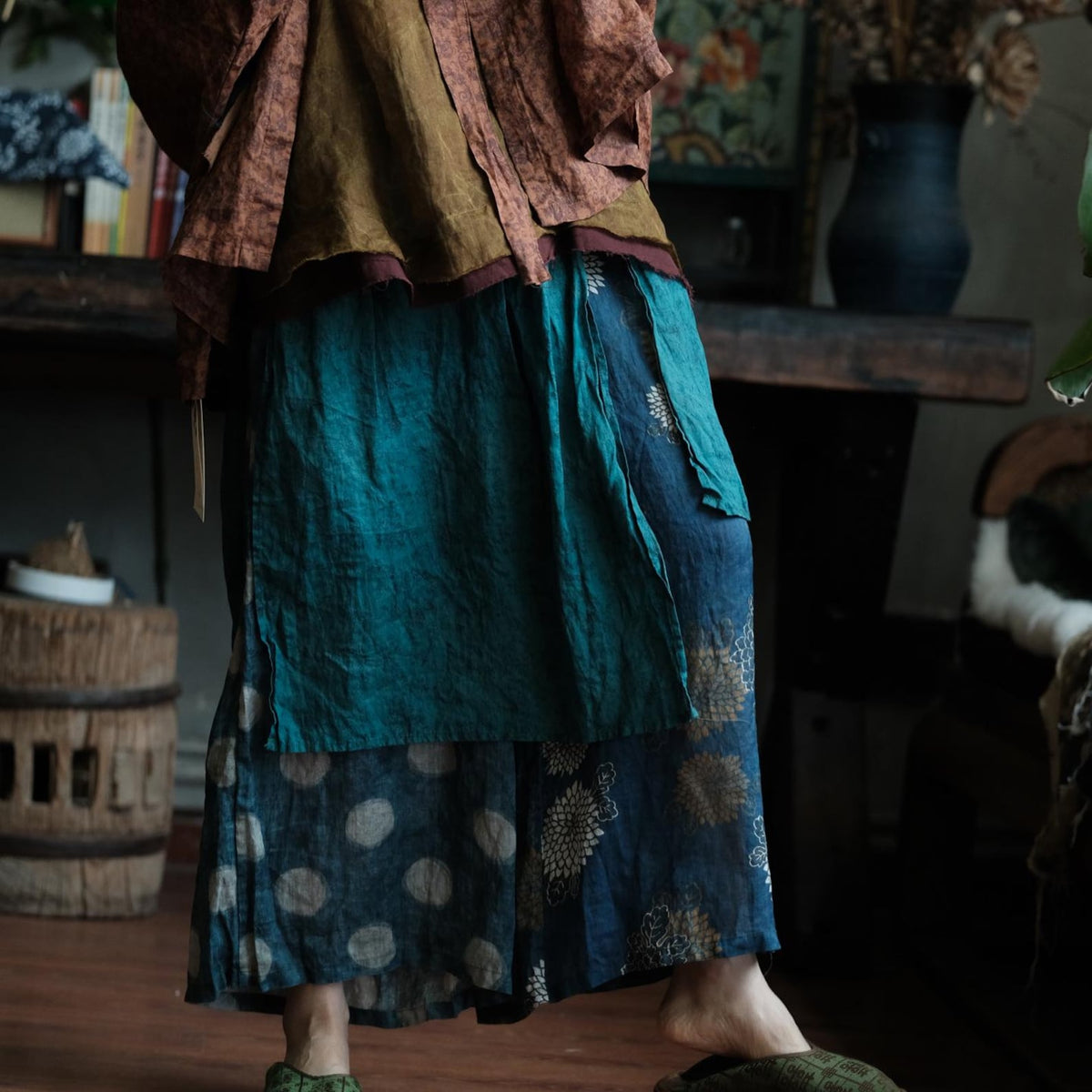 Sora Patchwork Rami Pantolon 11