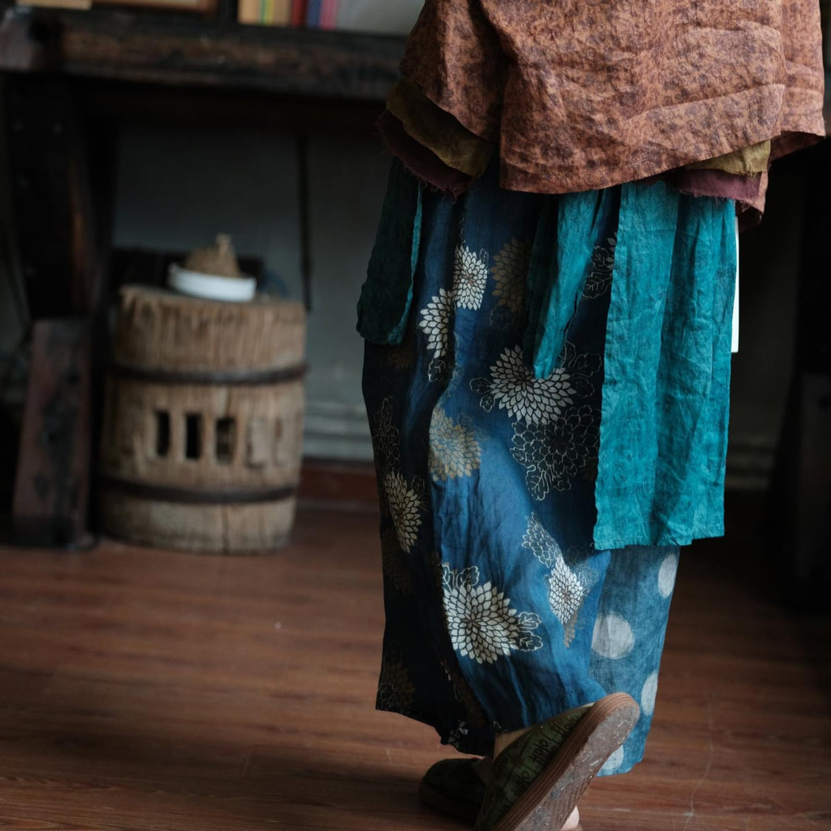 Sora Patchwork Rami Pantolon 12