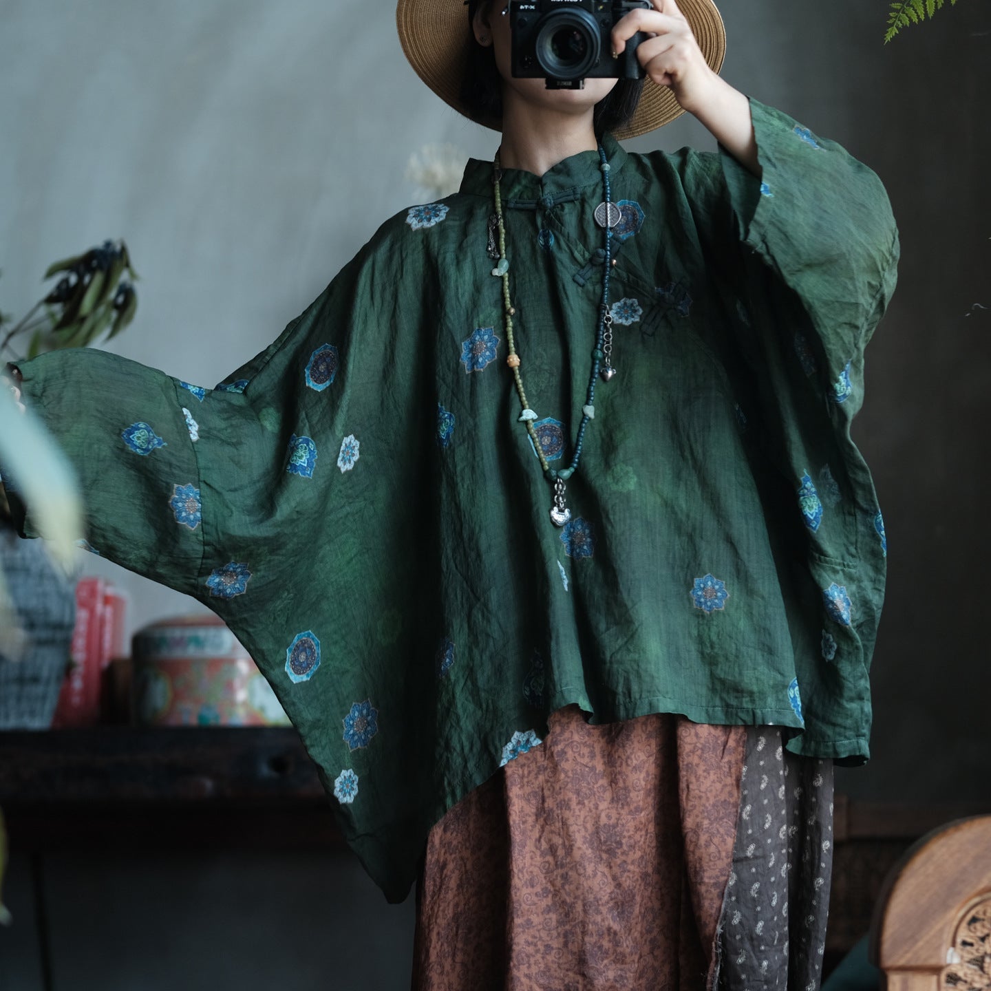 Willow Vintage Linen Blouse 5